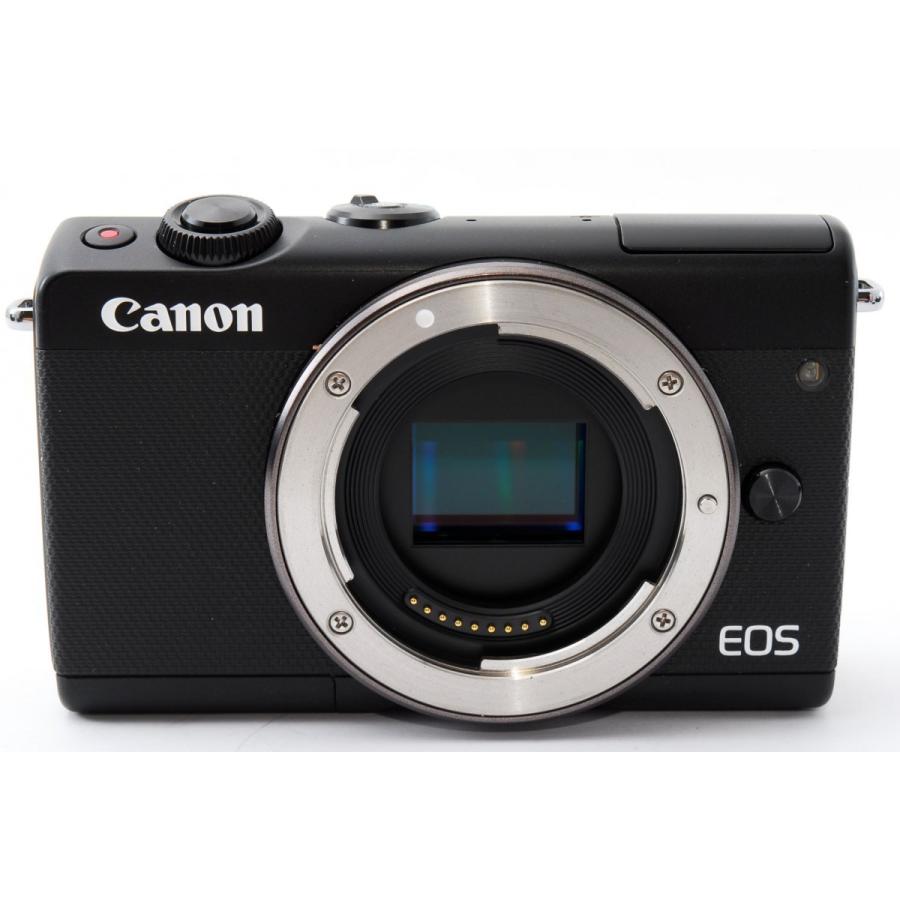 キヤノン Canon EOS M100 レンズキット ブラック 美品 SDカード付