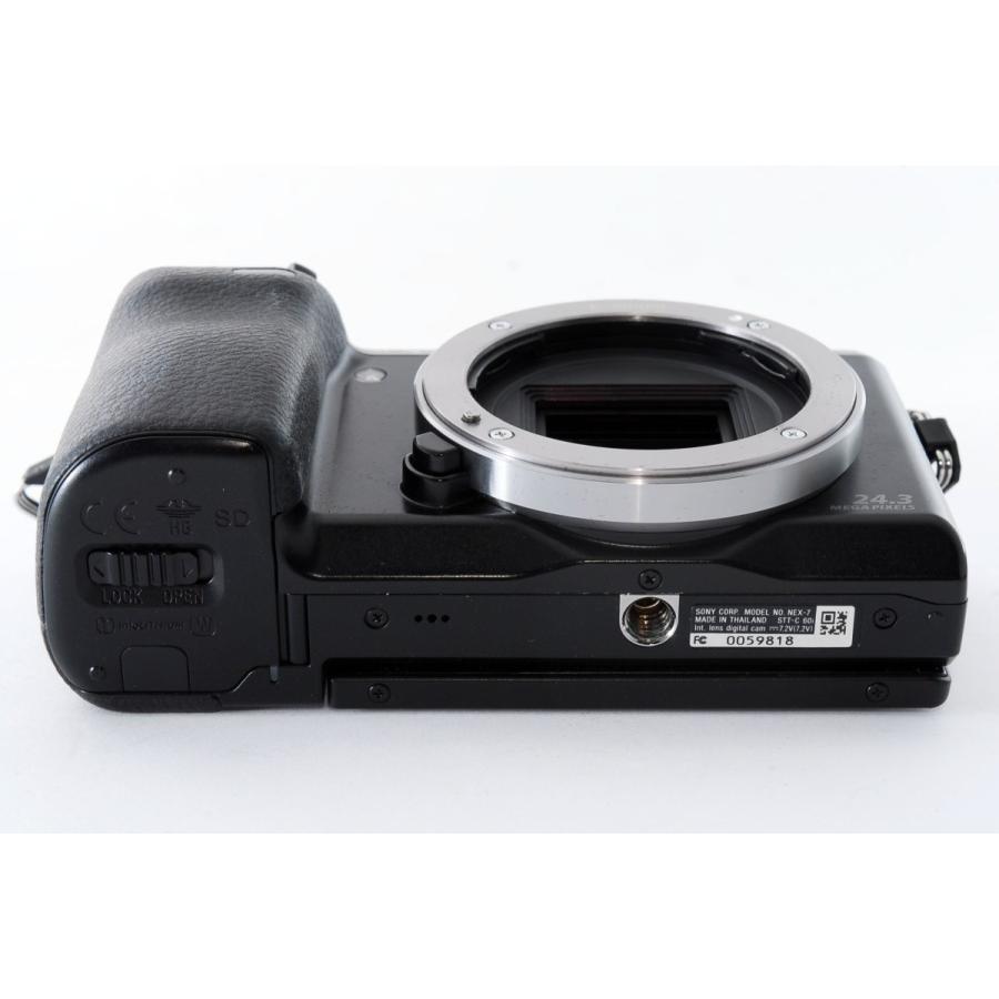 SONY（ソニー） α NEX-7 レンズキット ブラック 美品 SDカードレンズ