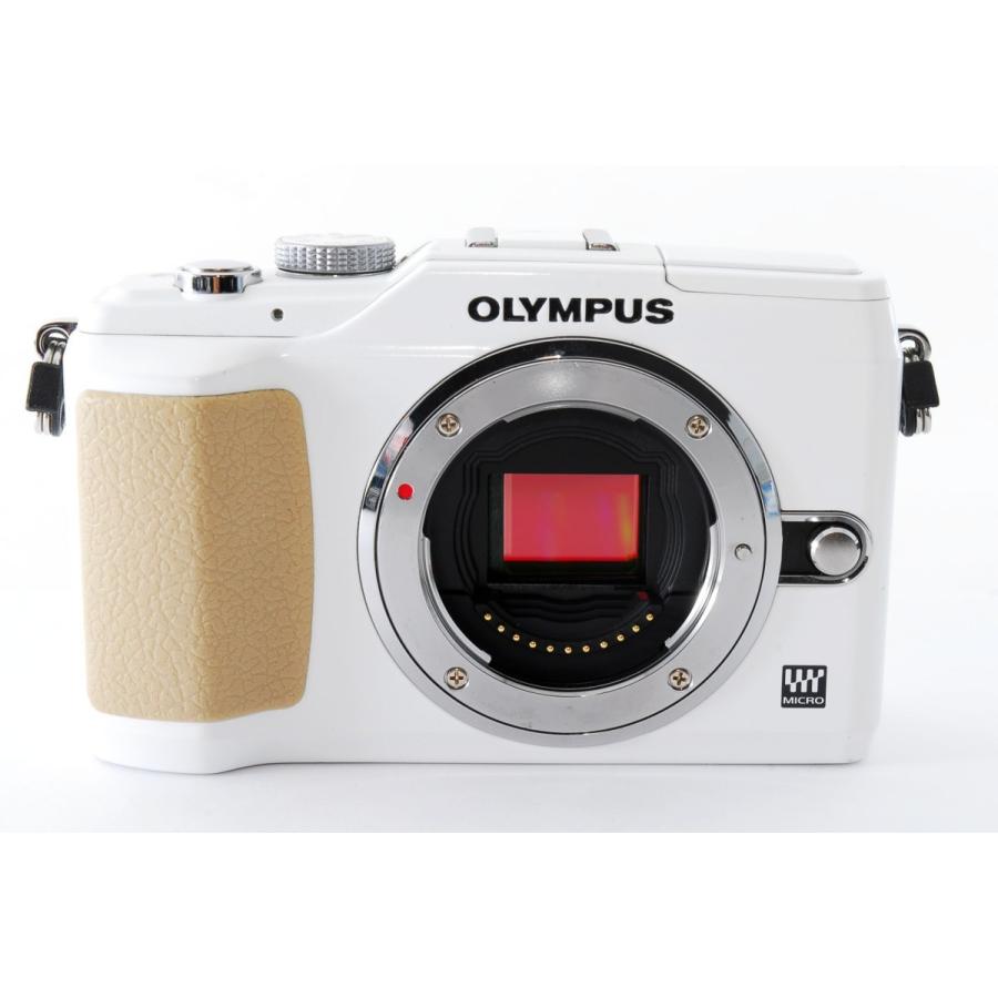 オリンパス OLYMPUS E-PL2 ホワイト レンズキット 美品 SDカード付 <プレゼント包装承ります>｜nouvelle-vie｜03