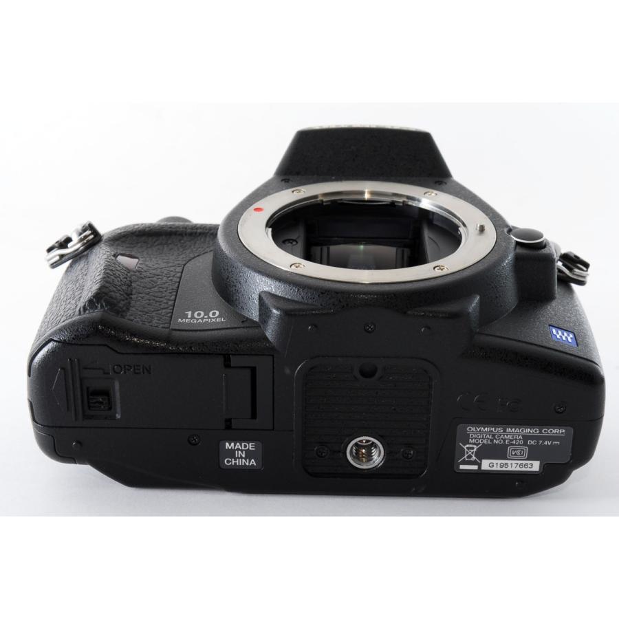 オリンパス（OLYMPUS） OLYMPUS E-420 レンズキット ブラック 美品