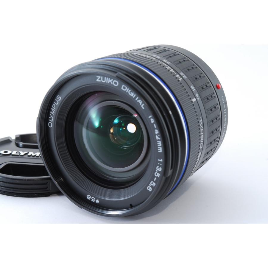【美品】OLYMPUS E-510 ダブルレンズ純正革ストラップ　初心者おすすめ オリンパス（OLYMPUS） OLYMPUS E-510 レンズキット ブラック 美品
