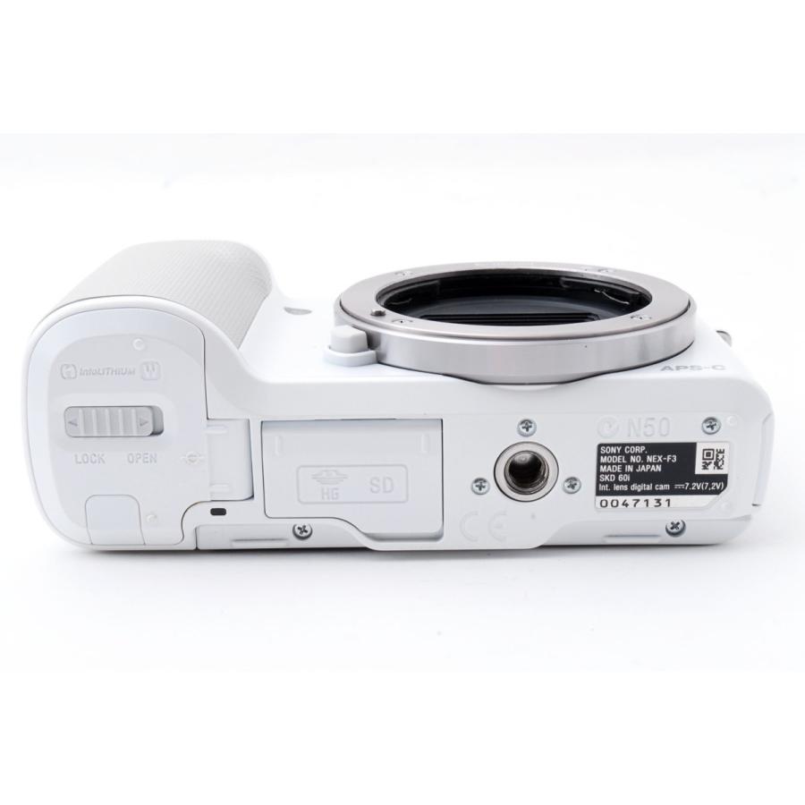 SONY（ソニー） NEX-F3 ホワイト レンズキット 美品 SDカードレンズ