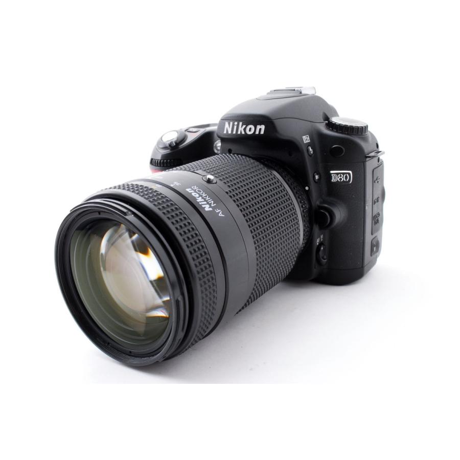 ニコン Nikon D80 高倍率ズームレンズセット 美品 ストラップ、SDカード付き <プレゼント包装承ります>｜nouvelle-vie