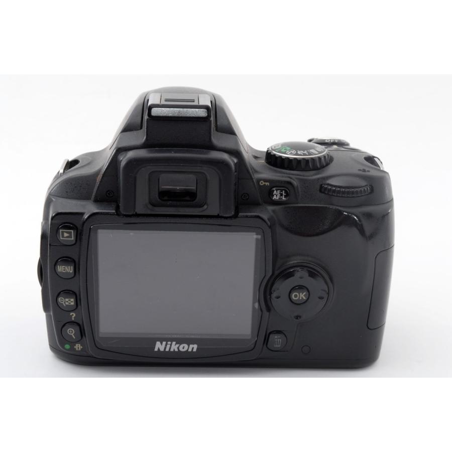 ニコン Nikon D40 ダブルズームセット ブラック 美品 SDカードストラップ付き｜nouvelle-vie｜04