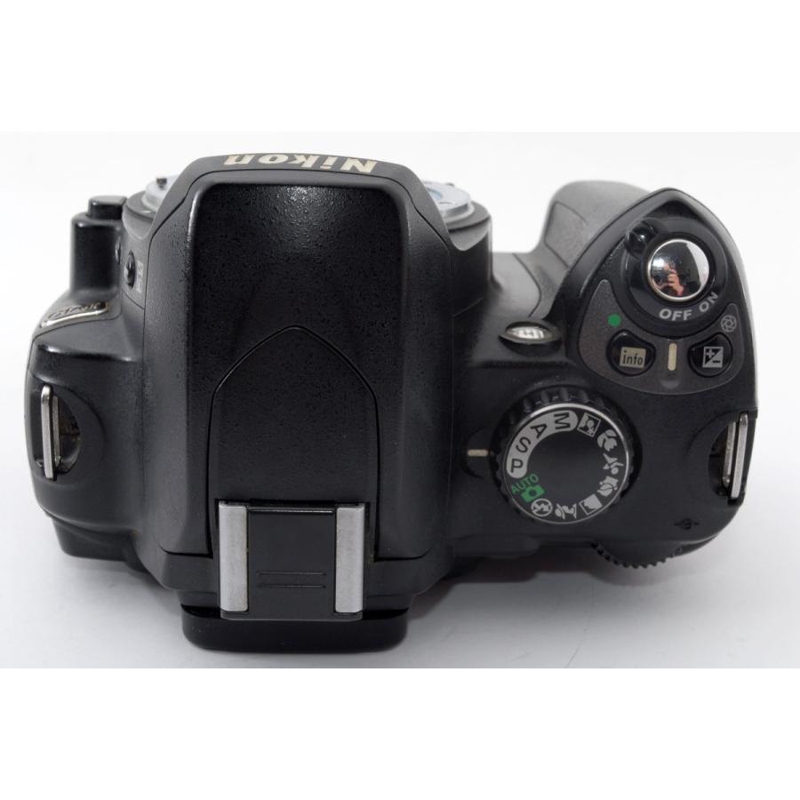 ニコン Nikon D40 ダブルズームセット ブラック 美品 SDカードストラップ付き｜nouvelle-vie｜05