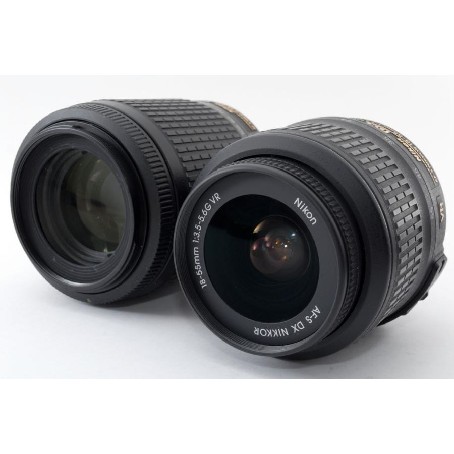 ニコン Nikon D5300 ダブルレンズセット ブラック 美品 スマホへ ニコン Nikon D5300 ダブルレンズセット ブラック 美品 スマホへ