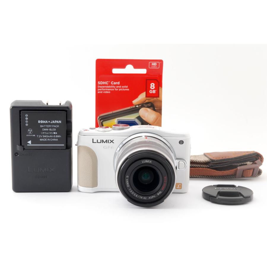 Panasonic パナソニック Lumix DMC-GF6 レンズキット ホワイト Panasonic パナソニック Lumix DMC-GF6 レンズキット ホワイト