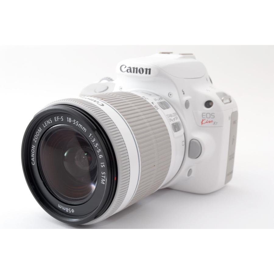 Canon EOS Kiss X7 レンズキット ホワイト☆極上美品☆ SDカード