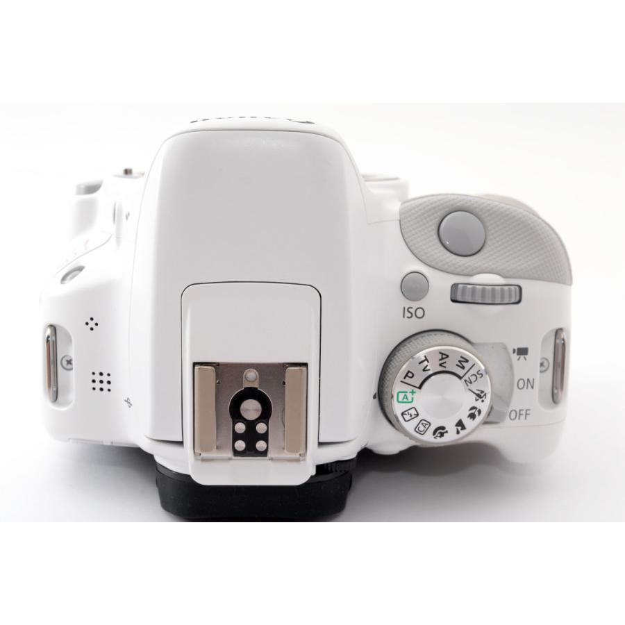 Canon EOS Kiss X7 レンズキット ホワイト★極上美品★ SDカードストラップ付き <YKJ02>｜nouvelle-vie｜05