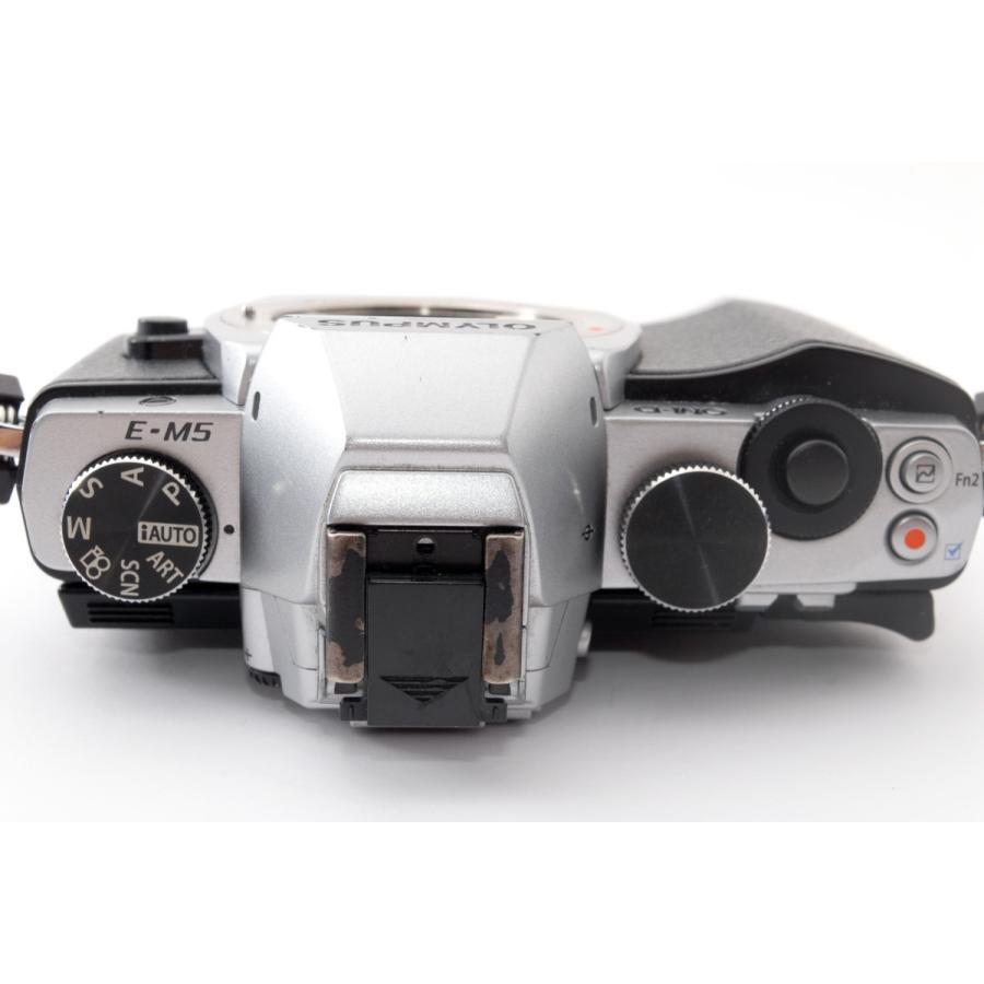 【値下】　極美品　完全保証　OMD-EM5レンズセット オリンパス（OLYMPUS） OLYMPUS OM-D E-M5 レンズセット シルバー 美品