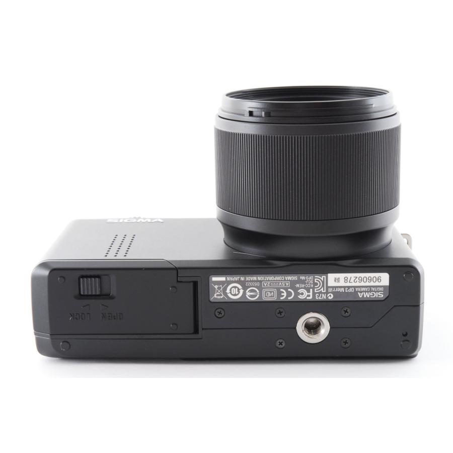 シグマ SIGMA DP3 Merrill ブラック 美品 中望遠ハイエンド シグマ SIGMA DP3 Merrill ブラック 美品 中望遠ハイエンド