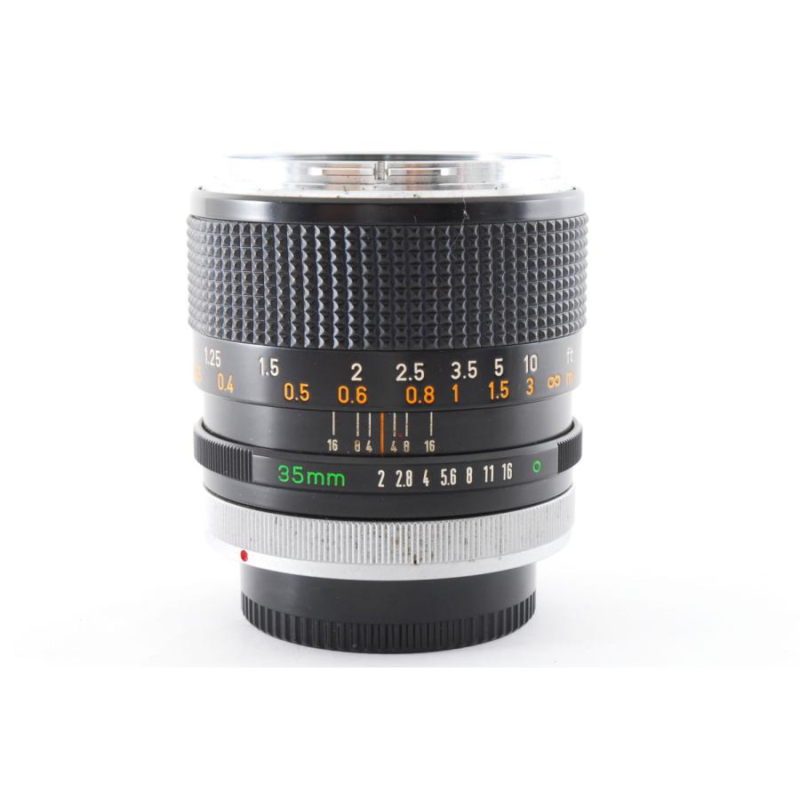 11【美品】 キヤノン Canon New FD 35mm F2 FDマウント CONTAX（コンタックス） Canon FD 35mm F2 旧タイプ 訳アリ FDマウント