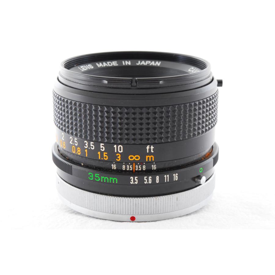 キヤノン Canon FD 35mm F3.5 S.C. 美品 FDマウント