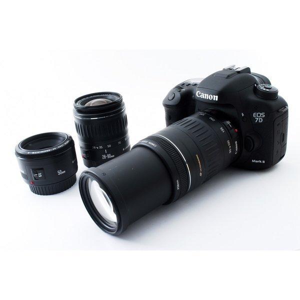 キヤノン（Canon） Canon EOS 7D Mark II トリプルレンズセット 良品