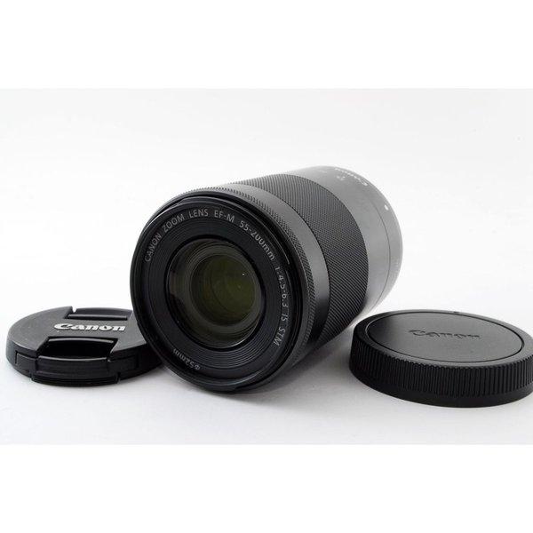 Canon EF-M 55-200mm F4.5-6.3 IS STM 望遠ズームレンズ 美品 動作確認 