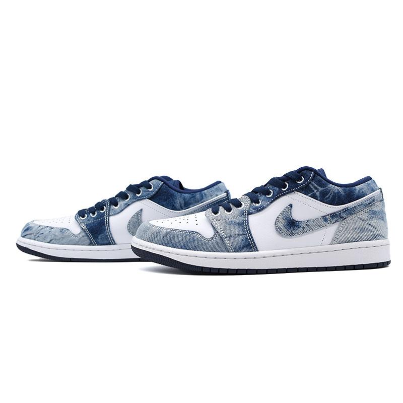 海外限定 NIKE ナイキ AIR JORDAN 1 LOW SE " WASHED DENIM " エア ジョーダン 1 ロー ウォッシュ デニム 日本未発売 CZ8455-100｜nouvelle22｜03