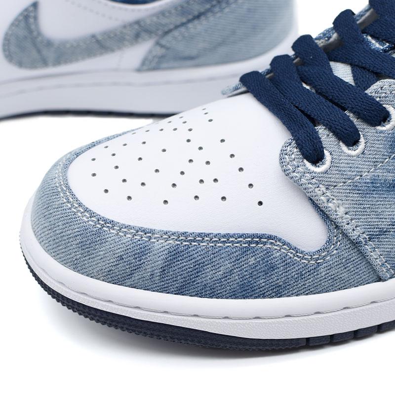 海外限定 NIKE ナイキ AIR JORDAN 1 LOW SE " WASHED DENIM " エア ジョーダン 1 ロー ウォッシュ デニム 日本未発売 CZ8455-100｜nouvelle22｜04