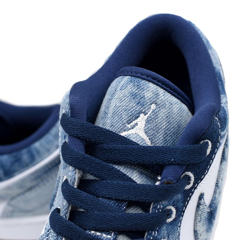 海外限定 NIKE ナイキ AIR JORDAN 1 LOW SE " WASHED DENIM " エア ジョーダン 1 ロー ウォッシュ デニム 日本未発売 CZ8455-100｜nouvelle22｜05