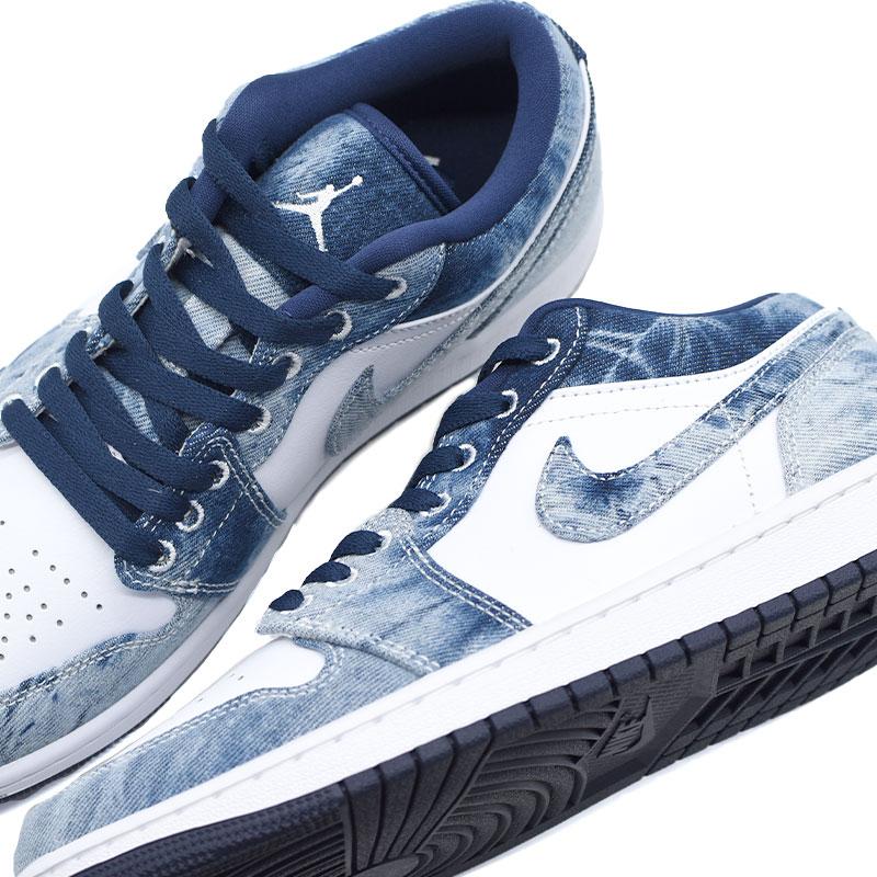 海外限定 NIKE ナイキ AIR JORDAN 1 LOW SE " WASHED DENIM " エア ジョーダン 1 ロー ウォッシュ デニム 日本未発売 CZ8455-100｜nouvelle22｜10