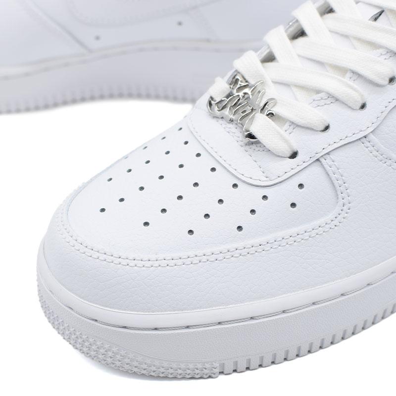 ナイキ NIKE AIR FORCE 1 '07 PRM 2  WHITE METALLIC SILVER エアフォース ホワイト メタリックシルバー メンズ レディース FV3616-101｜nouvelle22｜04