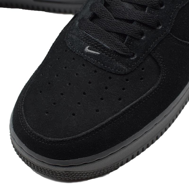 NIKE エアフォース1 ブラックスエードスニーカー スエード×オールブラック】エアフォース1 『ブラックキャット
