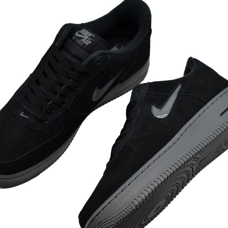 NIKE エアフォース1 ブラックスエードスニーカー NIKE 海外限定 AIR FORCE 1 LOW 