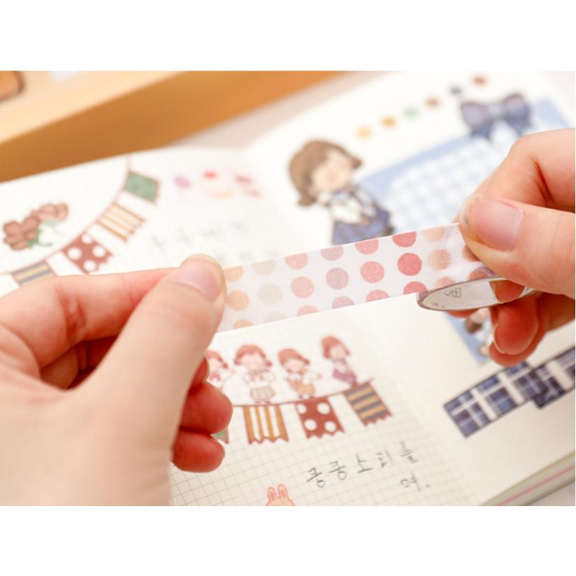 手つくり おしゃれ かわいい セット ノート 単語帳 シール テープ 付箋