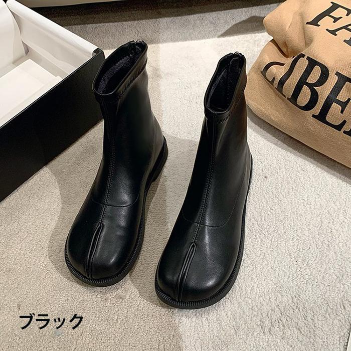 足袋ブーツ レディース シューズ ショートブーツ タビブーツ