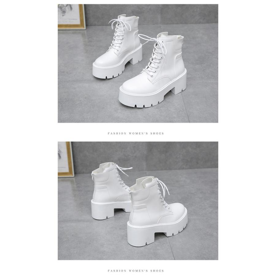 ショートブーツ 厚底 7CM ハイヒール ワークブーツ レディース ショートブーツ 厚底 7CM ハイヒール ワークブーツ レディース