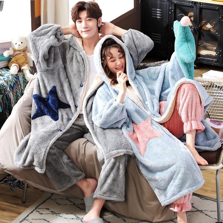 ペアパジャマ カップル 冬 もこもこ レディースパジャマ メンズ ペアパジャマ カップル 冬 もこもこ レディースパジャマ メンズ