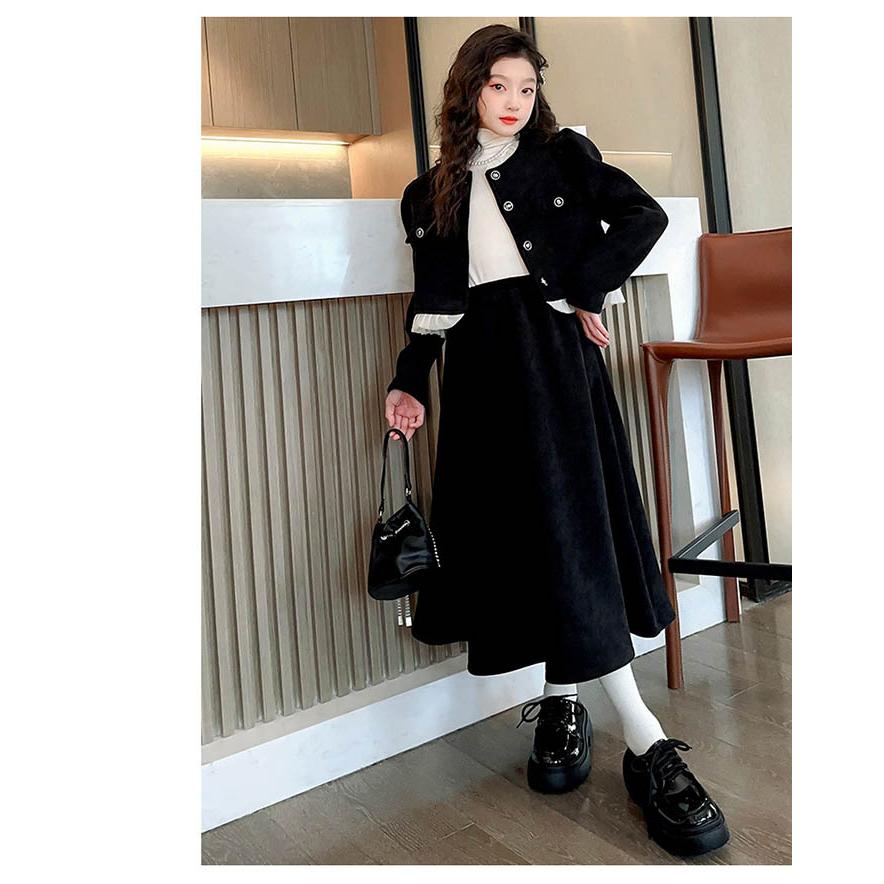 スーツ 女の子 卒業式 キッズ ジャケット スカート ロングスカート