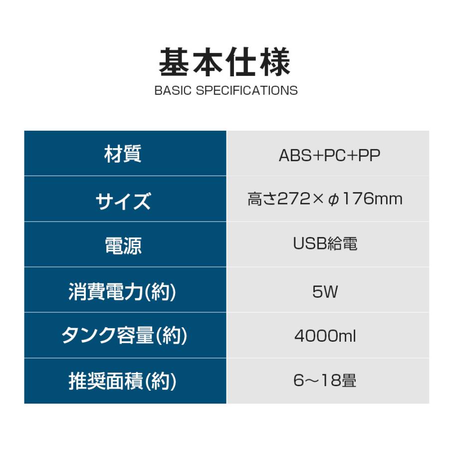 フィルダー単独購入可能】加湿器 気化式 空気清浄機 99％濾過 大容量