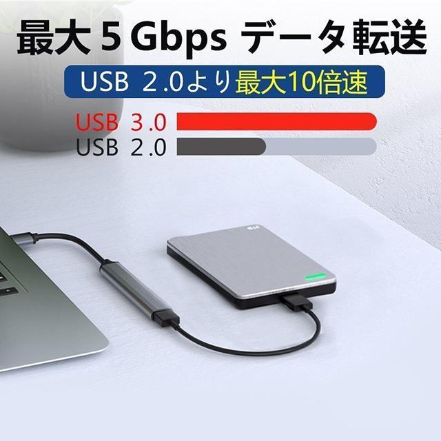 4in1 USB3.0ハブ USB hub 高速ハブ USB3.0拡張 4in1 5Gbps高速データ転送 薄型/軽量設計 携帯便利 USB-A｜novas-store｜05