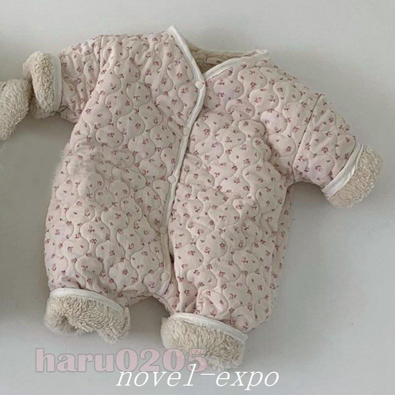 ベビー服 冬服 ロンパース もこもこ 可愛い 子供服 赤ちゃん ジャンプスーツ お出掛け おしゃれ アウター 裏起毛 キッズ 男の子 プレゼントを選ぼう 出産お祝い 女の子