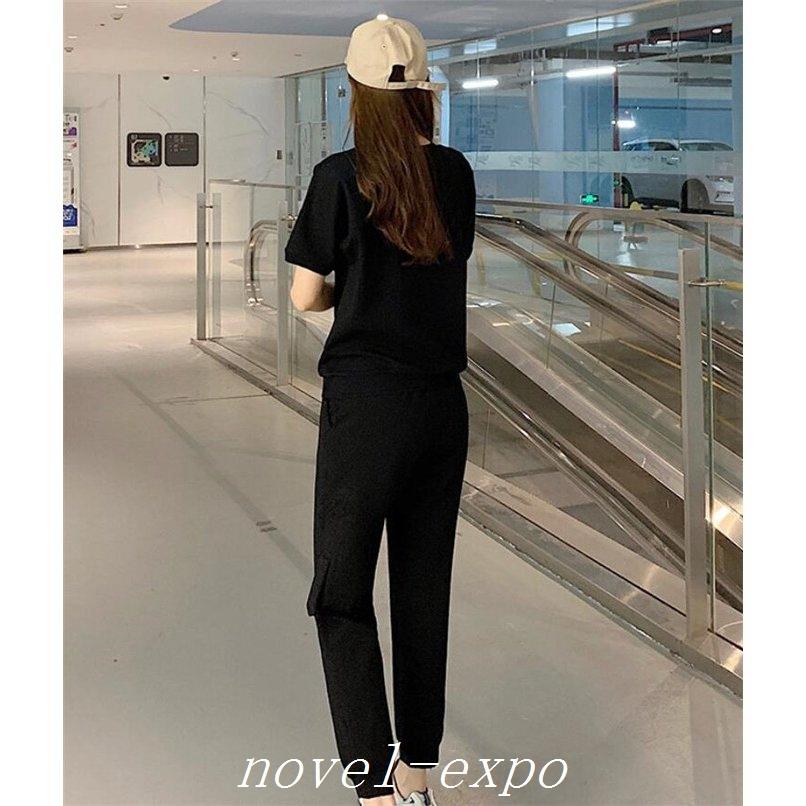 最新作 パンツ セットアップ スポーツウエア ｔシャツ レディース スウェット オシャレ サマー 夏 カジュアル オールインワン サイズ 2xl Www Quantumbytestore Com