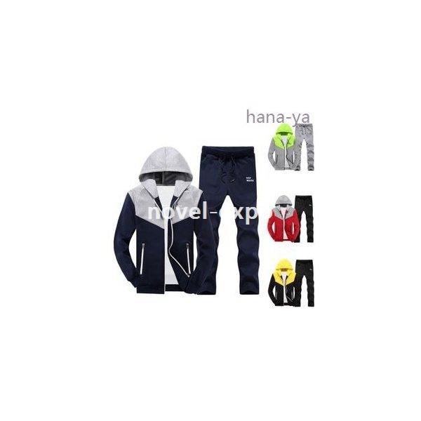 正規品 メンズジップアップスウェットパーカートレーナー上下セット春用スウェットパンツセットアップジャージカジュアルウェア大きいサイズあり 時間指定不可 Fsl Gabon Com