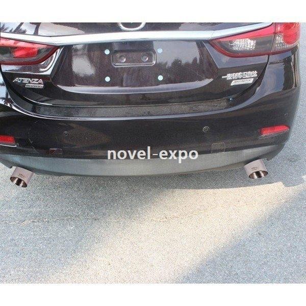 高級感 マツダアテンザgj系カスタムパーツアクセサリー系用品マフラーカッター 人気ブランド Www Tiebreak Fr