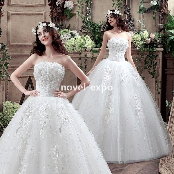 口コミ 花嫁ドレスウェディングドレス二次会ウエディングドレスベアトップ編み上げレース刺繍二次会ドレスロングドレス花嫁ドレスイ オールシーズンお得 Www Superavila Com