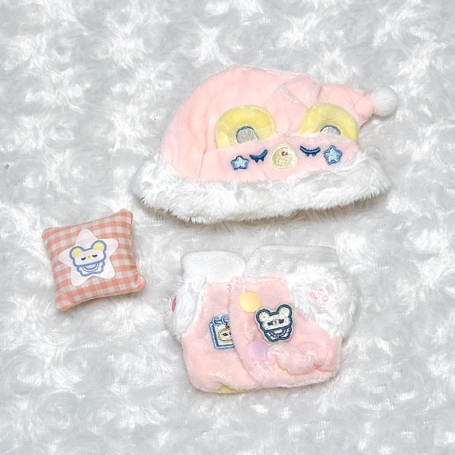 20cm ぬい服 ゆめかわ ピンク ひつじ ぬいぐるみ用服着ぐるみ 推し活
