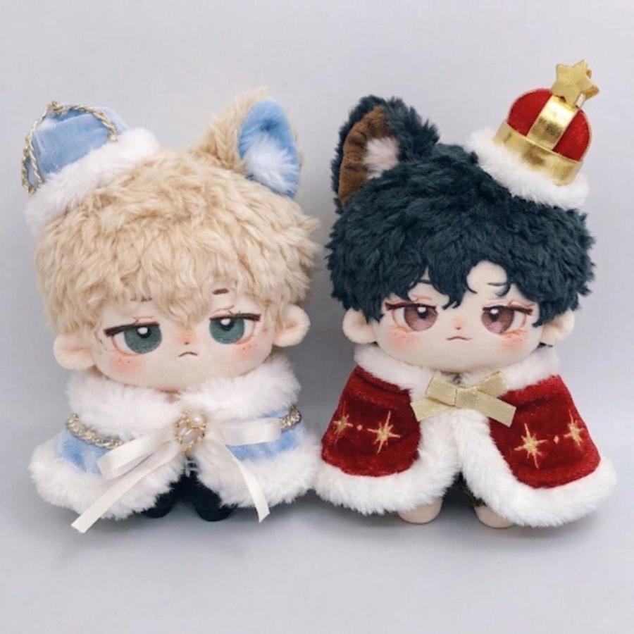 ぬい服 10cm 11cm 12cm おしゃれな王様風の王冠&マントの全身コーデ ぬ