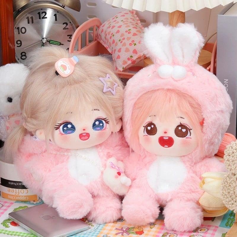 ぬい服 20cm ピンクうさぎの着ぐるみ ぬいぐるみ服 着ぐるみ 推し活