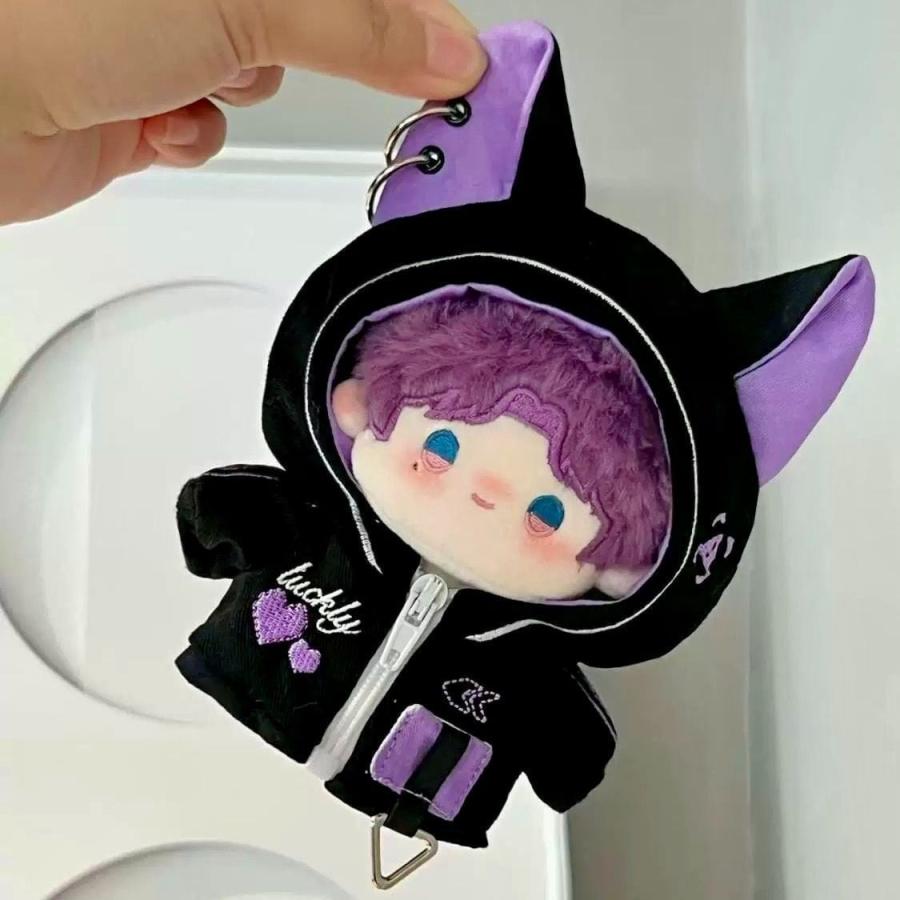 ちびぬい服　猫耳帽子　推しカラー ちびぬい服猫耳帽子推しカラー