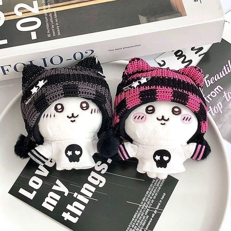 ちびぬい服　猫耳帽子　推しカラー ちびぬい服猫耳帽子推しカラー