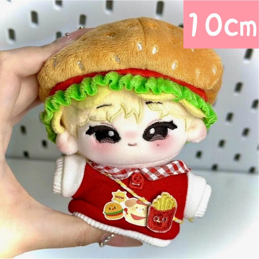 ぬい服 10cm 11cm 12cm ハンバーガーのお洋服 被り物 ポテトの