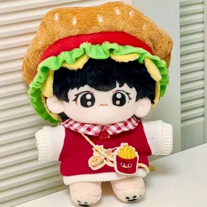 ぬい服 10cm 11cm 12cm ハンバーガーのお洋服 被り物 ポテトの