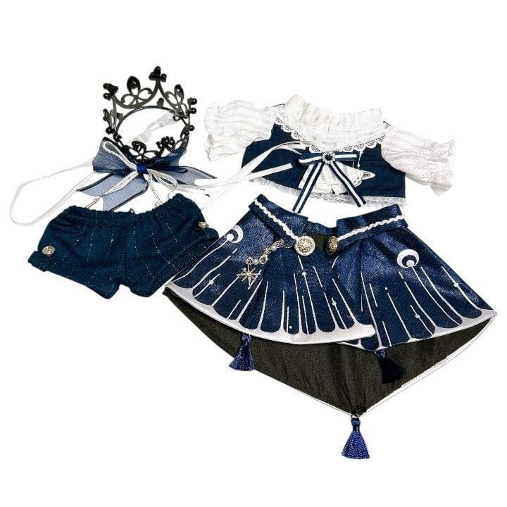 ぬい服 20cm 青の王子様セット 王冠 マント付き アイドル ぬいぐるみ用