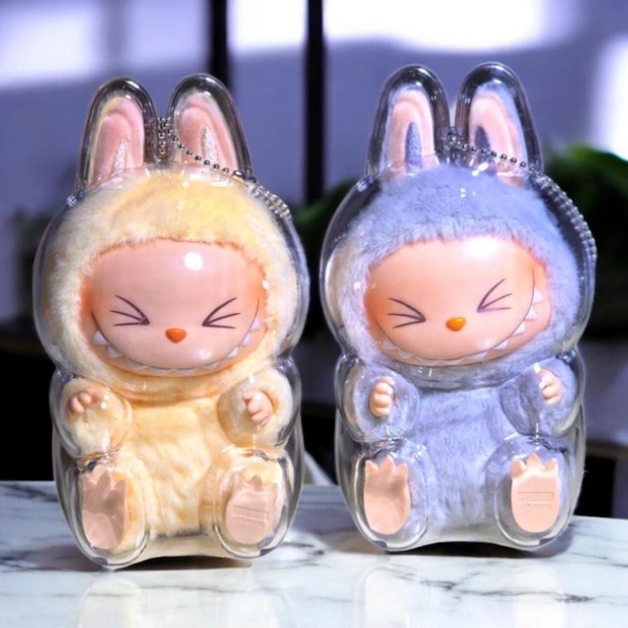 ラブブ　アクリル ラブブ Labubu 選べるアクリル保護ケース 1個 立ちタイプ お座りタイプ