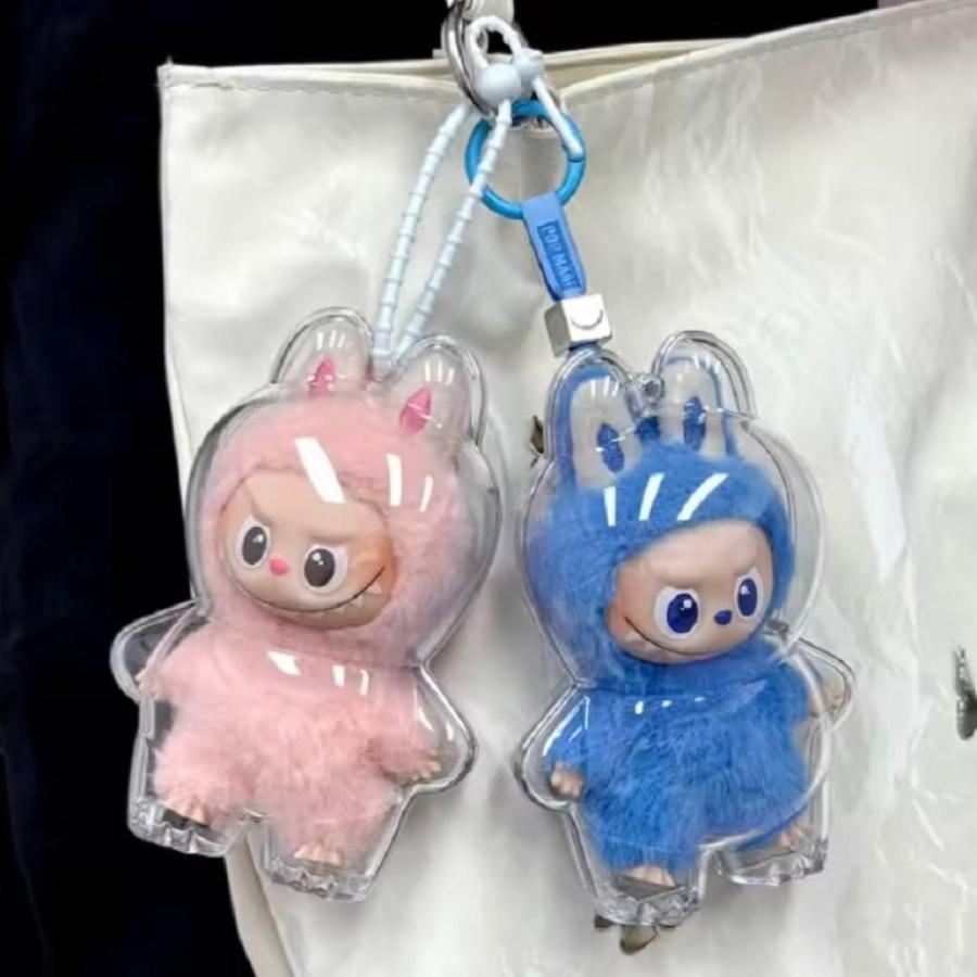 ミニラブブ ケース LABUBU mini アクリル保護ケース 1個 透明 第4世代