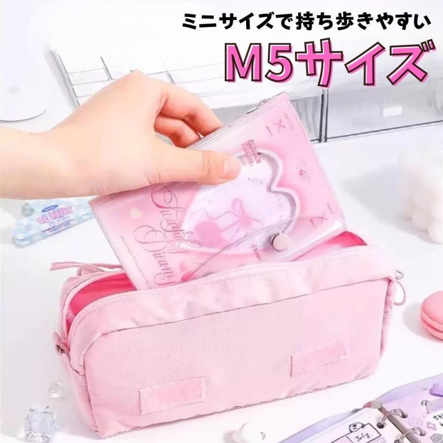 M5 ミニシール帳 リフィル10枚つき ゆめかわバインダー 5穴 パステル