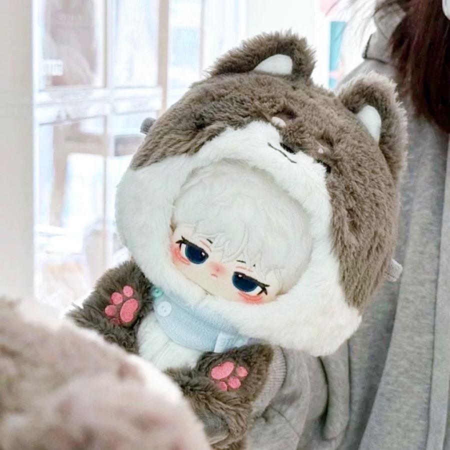 ぬい服 20cm 着ぐるみ もふもふ キツネ オオカミ ぬいぐるみ服